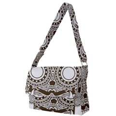 Barong-mask-art-bali Full Print Messenger Bag (s)