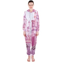 Pink Castle Hooded Jumpsuit (ladies)