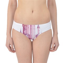 Pink Castle Hipster Bikini Bottoms