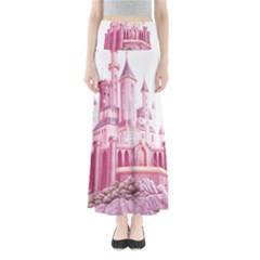 Pink Castle Full Length Maxi Skirt