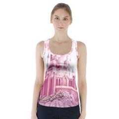 Pink Castle Racer Back Sports Top