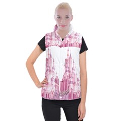 Pink Castle Women s Button Up Vest