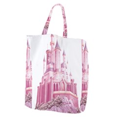 Pink Castle Giant Grocery Tote by Jancukart