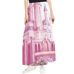 Pink Castle Maxi Chiffon Skirt