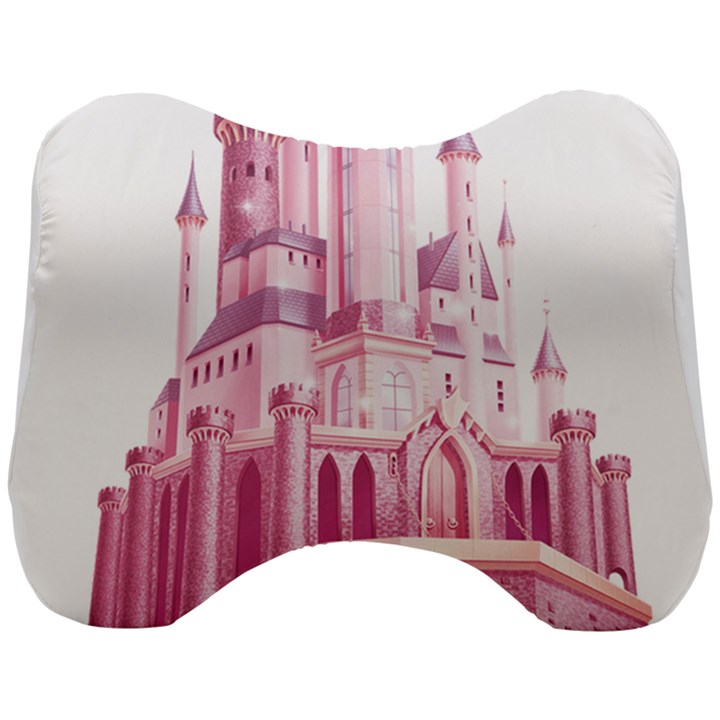 Pink Castle Head Support Cushion