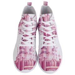 Pink Castle Men s Lightweight High Top Sneakers