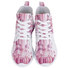 Pink Castle Women s Lightweight High Top Sneakers