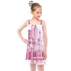 Pink Castle Kids  Overall Dress