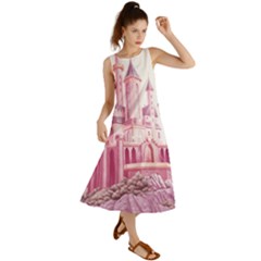 Pink Castle Summer Maxi Dress