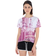 Pink Castle Open Back Sport Tee