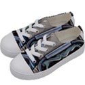 Skull-underwater-diving-skeleton-diving-head Kids  Low Top Canvas Sneakers View2