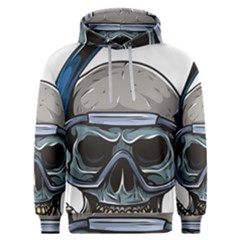 Skull-underwater-diving-skeleton-diving-head Men s Overhead Hoodie