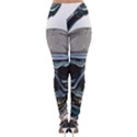 Skull-underwater-diving-skeleton-diving-head Lightweight Velour Leggings View2