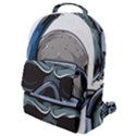 Skull-underwater-diving-skeleton-diving-head Flap Pocket Backpack (Small) View1