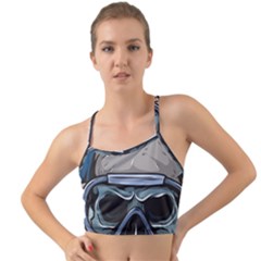 Skull-underwater-diving-skeleton-diving-head Mini Tank Bikini Top