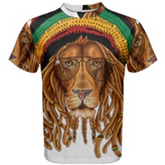 Lion Rastafari Men s Cotton Tee