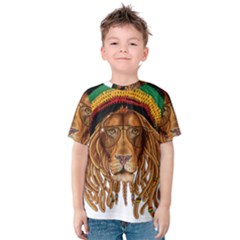 Lion Rastafari Kids  Cotton Tee