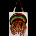 Lion Rastafari Zipper Classic Tote Bag View2