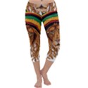 Lion Rastafari Capri Yoga Leggings View1