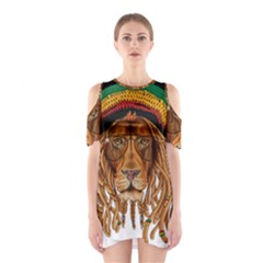 Lion Rastafari Shoulder Cutout One Piece Dress