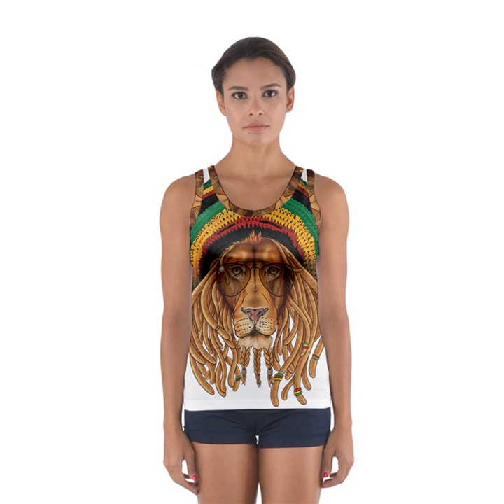 Lion Rastafari Sport Tank Top 