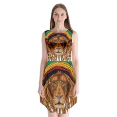 Lion Rastafari Sleeveless Chiffon Dress  