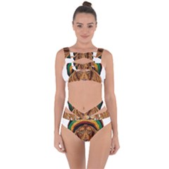 Lion Rastafari Bandaged Up Bikini Set  by Jancukart