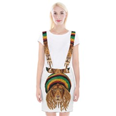 Lion Rastafari Braces Suspender Skirt