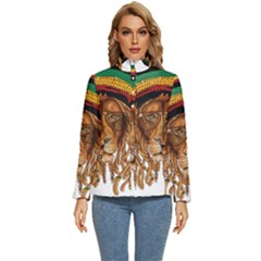 Lion Rastafari Women s Puffer Bubble Jacket Coat