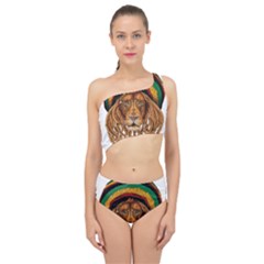 Lion Rastafari Spliced Up Two Piece Swimsuit