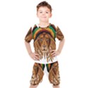 Lion Rastafari Kids  Tee and Shorts Set View1