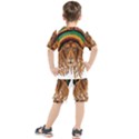 Lion Rastafari Kids  Tee and Shorts Set View2