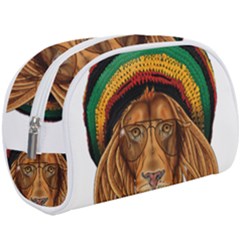 Lion Rastafari Make Up Case (large) by Jancukart