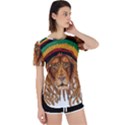 Lion Rastafari Perpetual Short Sleeve T-Shirt View1