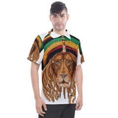 Lion Rastafari Men s Polo Tee by Jancukart