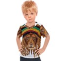 Lion Rastafari Kids  Sports Tee View1