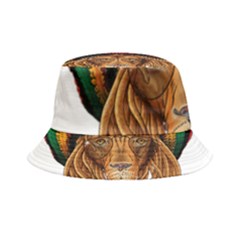 Lion Rastafari Inside Out Bucket Hat by Jancukart