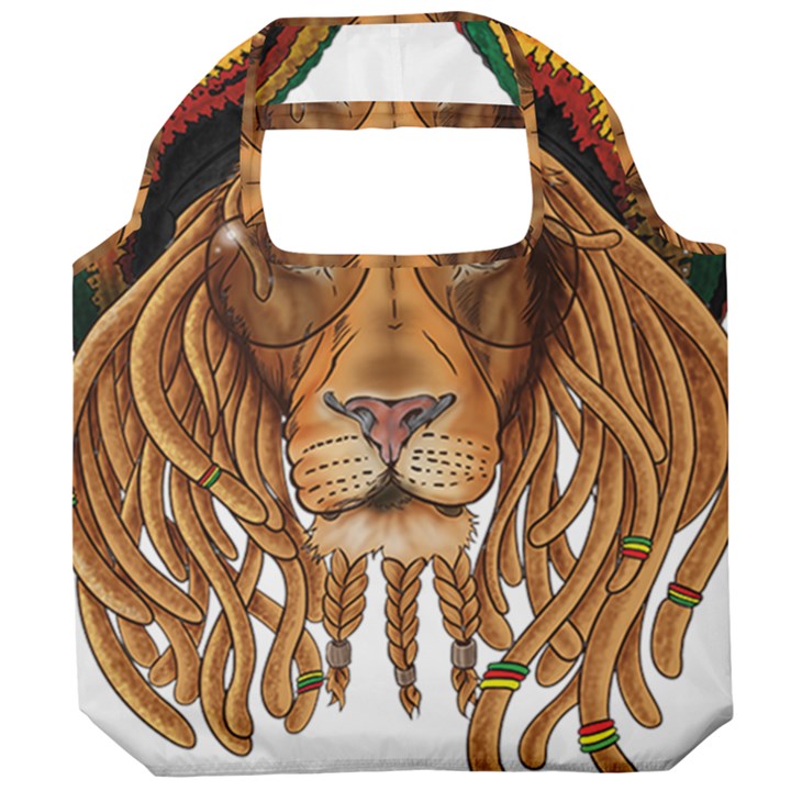 Lion Rastafari Foldable Grocery Recycle Bag