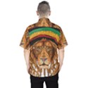 Lion Rastafari Men s Hawaii Shirt View2