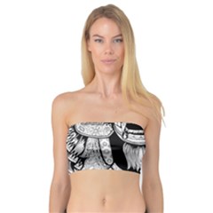 Balinese-art Barong-drawing-bali Bandeau Top by Jancukart