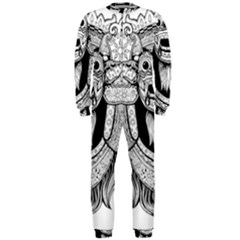 Balinese-art Barong-drawing-bali Onepiece Jumpsuit (men)