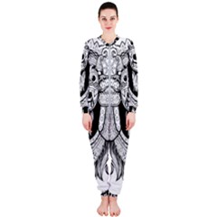 Balinese-art Barong-drawing-bali Onepiece Jumpsuit (ladies)