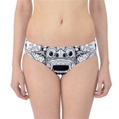 Balinese-art Barong-drawing-bali Hipster Bikini Bottoms