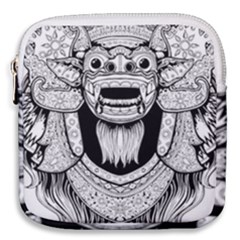 Balinese-art Barong-drawing-bali Mini Square Pouch