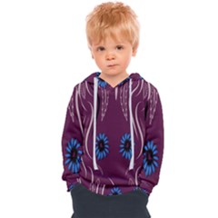 Folk Flowers Print Floral Pattern Ethnic Art Kids  Overhead Hoodie by Eskimos