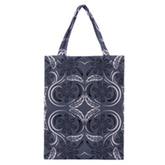 Folk Flowers Print Floral Pattern Ethnic Art Classic Tote Bag by Eskimos