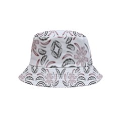 Folk Flowers Print Floral Pattern Ethnic Art Inside Out Bucket Hat (kids) by Eskimos