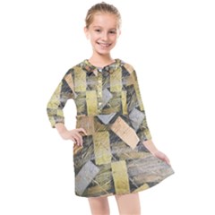 20220709 095839 Kids  Quarter Sleeve Shirt Dress