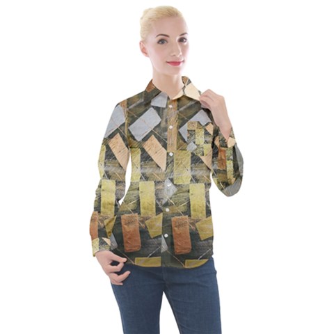 20220709 095839 Women s Long Sleeve Pocket Shirt by Hayleyboop