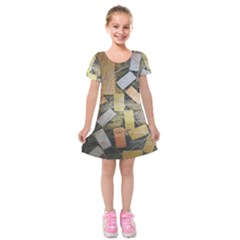 20220709 095839 Kids  Short Sleeve Velvet Dress